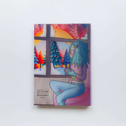 Detras Cuaderno Dibujo Cixzu